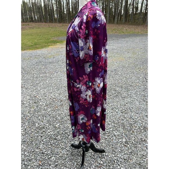 Elu Women's Kaftan Dress – Boho Beach Coverup, Block Print Paisley, Long Maxi Caftan For Pool Or Resort